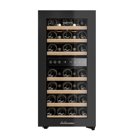 Винный шкаф Meyvel MV33-KBF2 компрессорный двухзонный